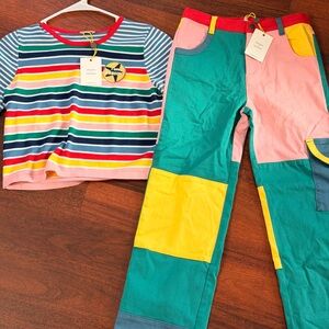 Finding Foxtale Striped Top with Patch